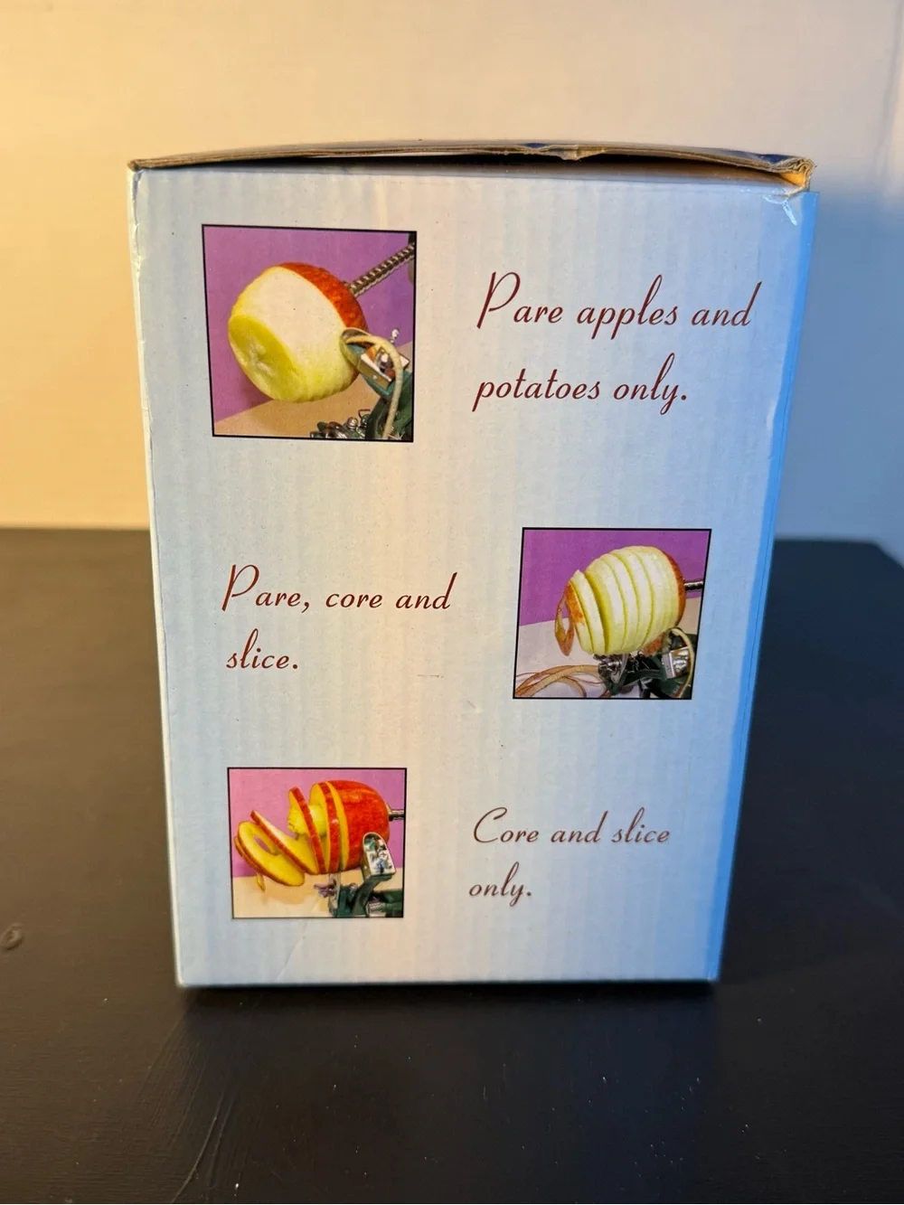 APPLE PEELER/ CORER OLD FASHION TABLE MOUNT